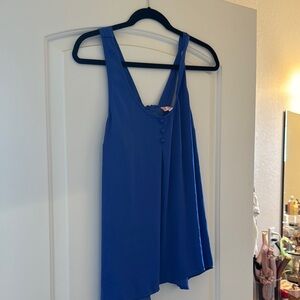 Blue Sleeveless Top